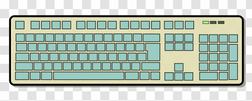 Product Design Computer Keyboard Rectangle Clip Art - Hand Drawn Transparent PNG