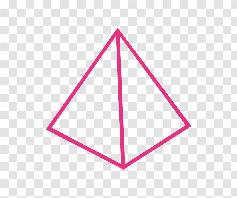 Pyramid Shape Geometry Symbol - Prism - Design Sense Transparent PNG