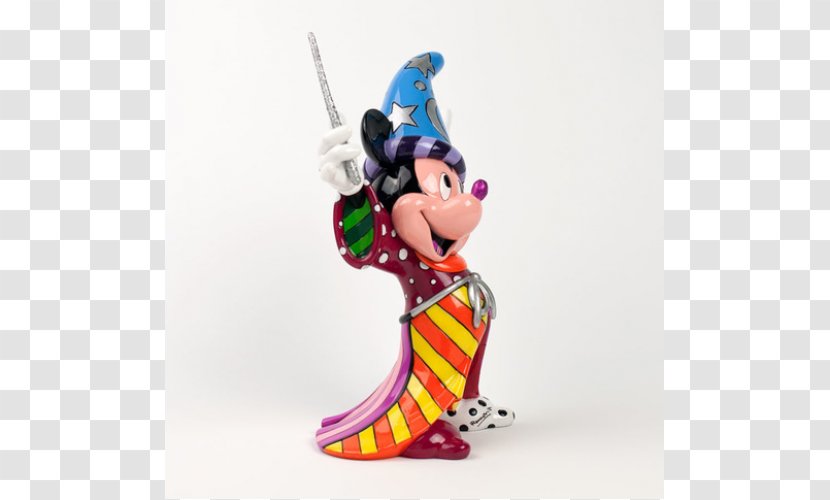 Mickey Mouse Figurine The Sorcerer's Apprentice Artist Action & Toy Figures - Romero Britto Transparent PNG