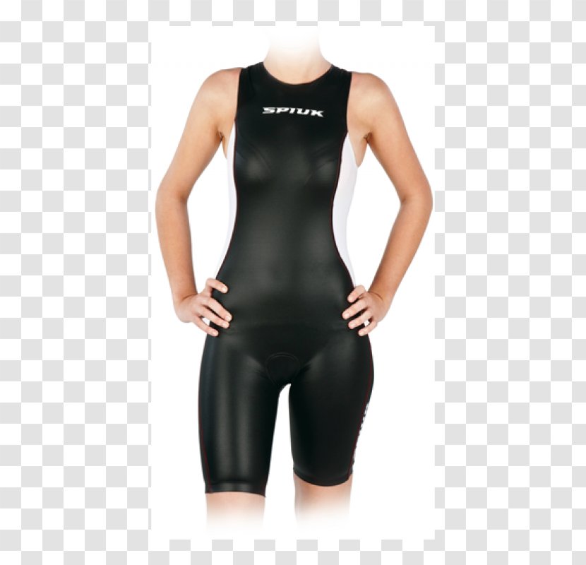 Tube Top Einteiler Wetsuit Woman Triathlon - Silhouette - Tree Transparent PNG