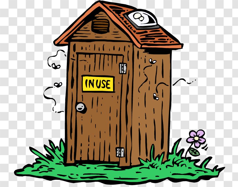 Outhouse Cartoon Clip Art - Home Transparent PNG