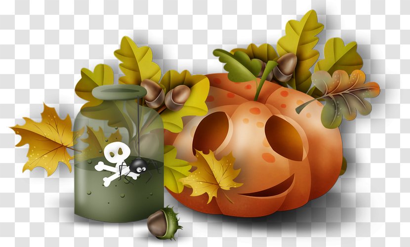 Calabaza Halloween Pumpkin Cucurbita Clip Art - Tube Transparent PNG