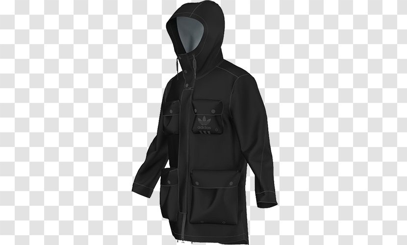 Hoodie Jacket Parka Coat Clothing - Sweater - Messi Black Transparent PNG