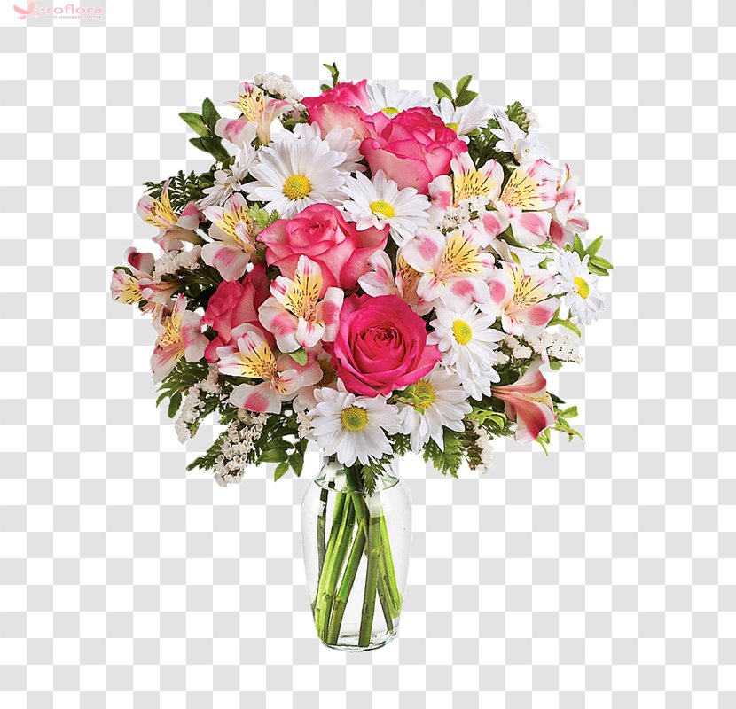 Flower Bouquet Rose Cut Flowers Delivery - Plant Transparent PNG