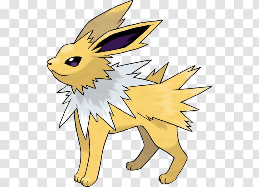 Pokémon GO HeartGold And SoulSilver Jolteon Eevee - Pokemon Types - Firered Leafgreen Transparent PNG