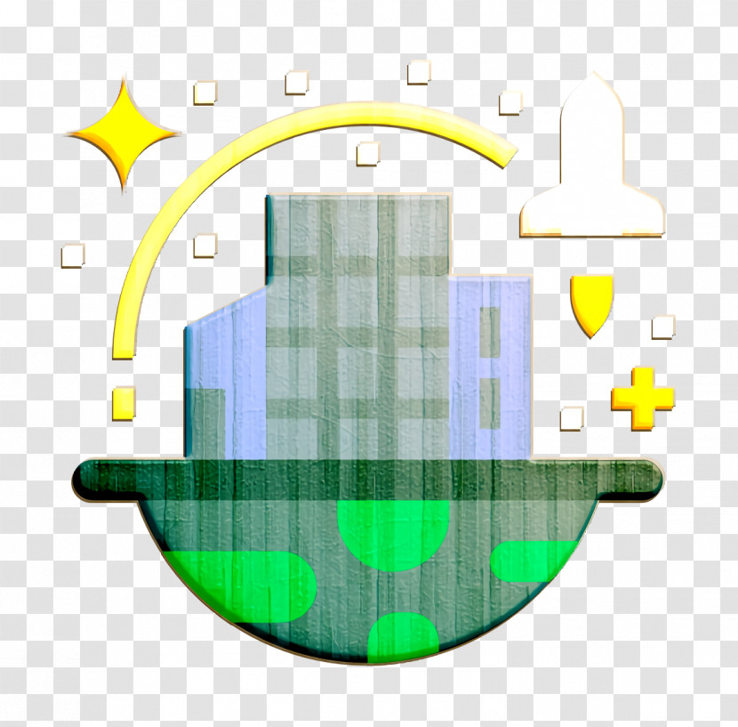 Space Colonization Icon Star Icon Technologies Disruption Icon Transparent PNG