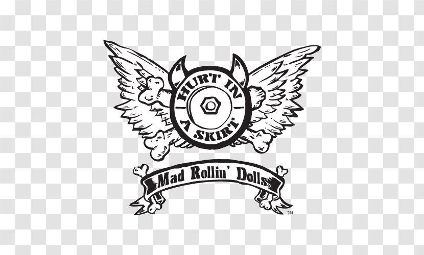 High Noon Saloon Roller Derby Mad Rollin' Dolls Logo Women's Flat Track Association - Womens Transparent PNG