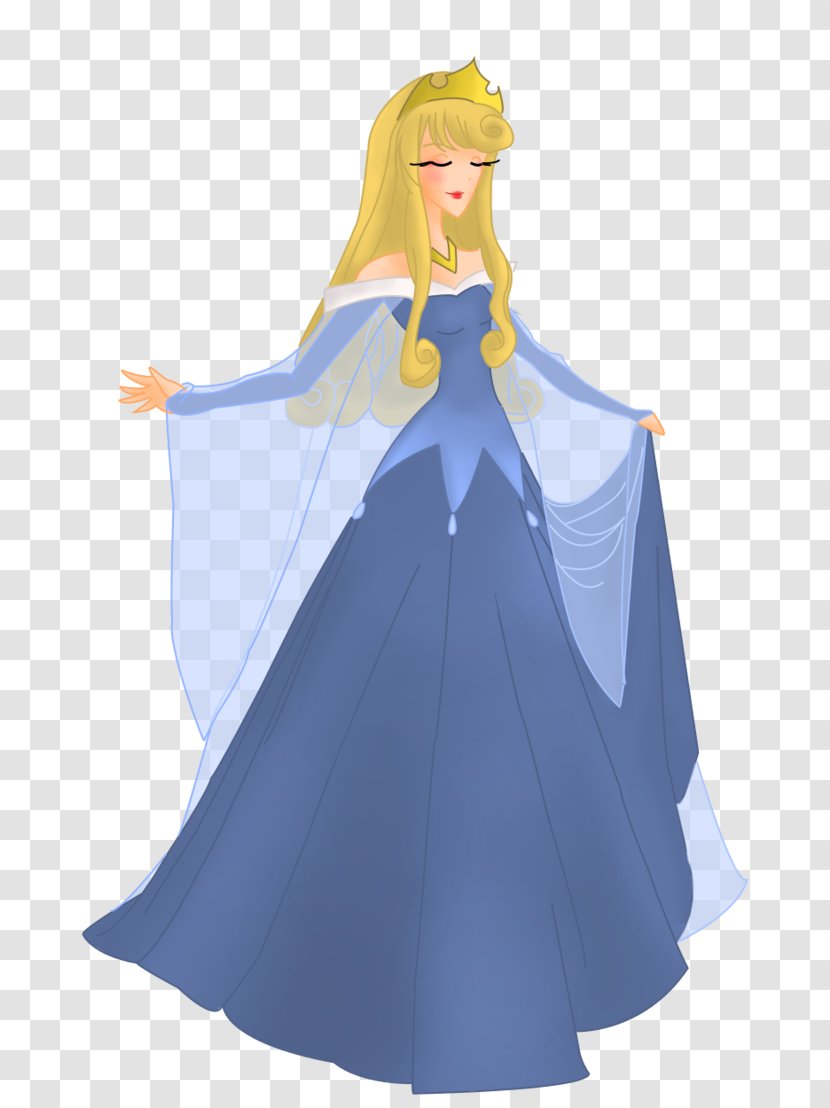 Costume Design Cartoon Gown - Watercolor - Aurora Transparent PNG