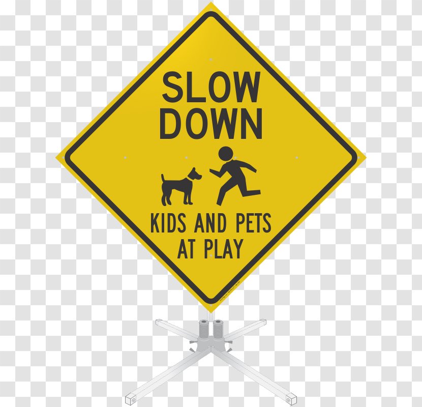 Safety School Zone National Secondary Slow Children At Play - Down Transparent PNG