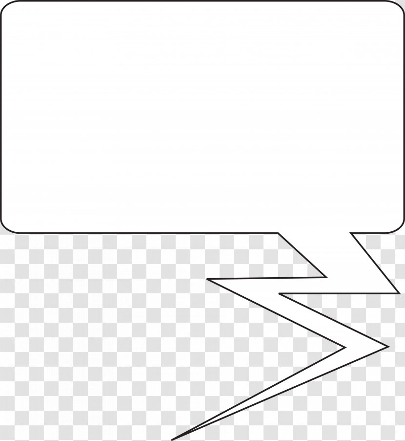 Black And White Monochrome Angle - Wing - Dialog Box Transparent PNG