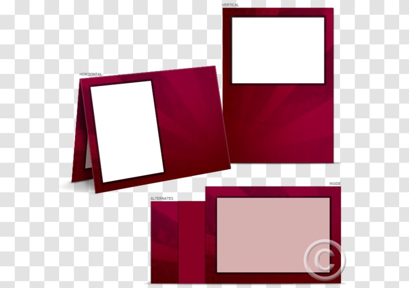 Brand Picture Frames Rectangle - Magenta - Design Transparent PNG