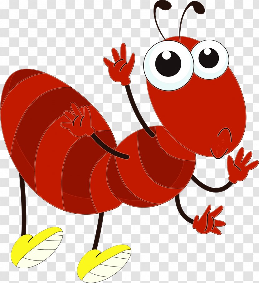 Ant Cartoon - Membranewinged Insect - Chicken Transparent PNG