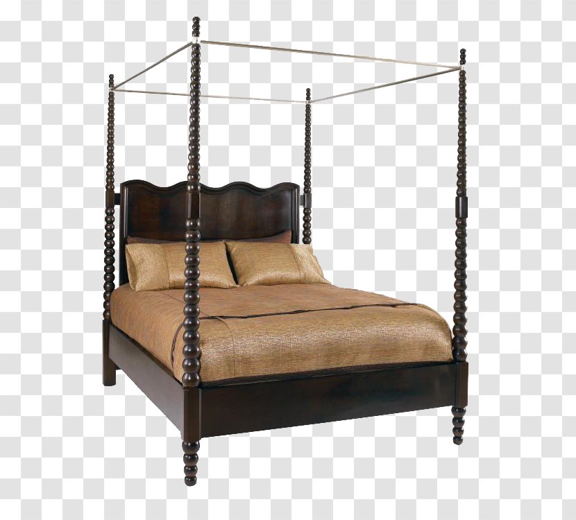 Bedside Tables Four-poster Bed Canopy Bedroom - Silhouette - 3d Furniture Samples Transparent PNG