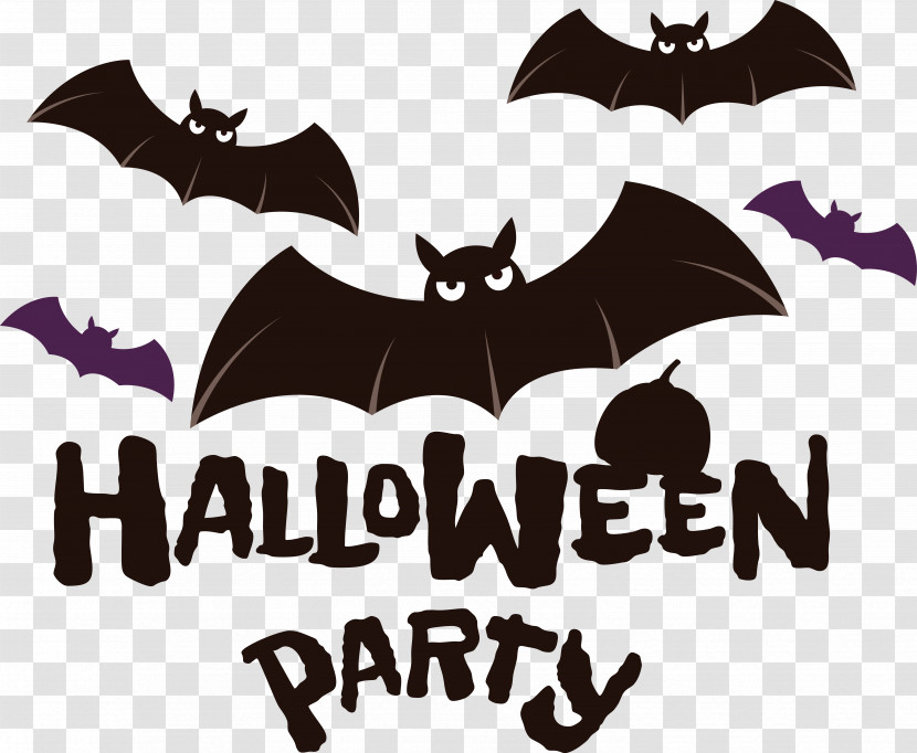 Logo Font Snout Purple Bat-m Transparent PNG