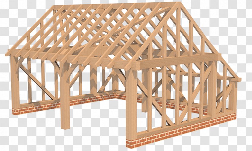 Timber Roof Truss Gable Framing Lumber - Dormer Transparent PNG