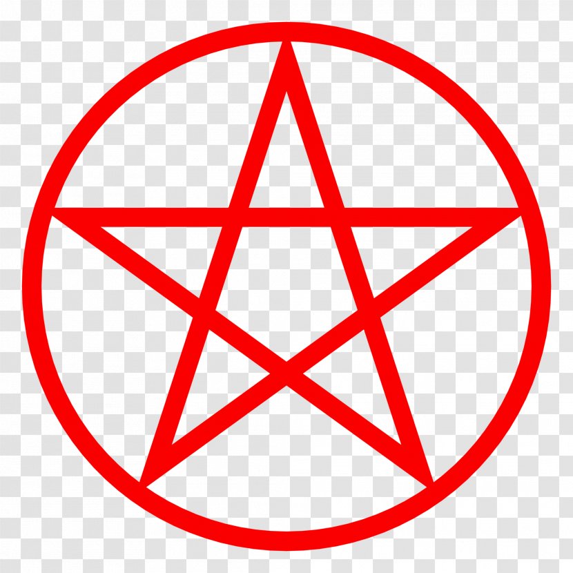 Triple Goddess Wicca Pentacle Horned God Symbol - Area - Pentagram Transparent PNG