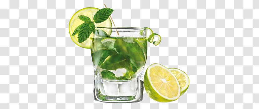 Mojito Cocktail Carbonated Water Rickey - Citric Acid Transparent PNG
