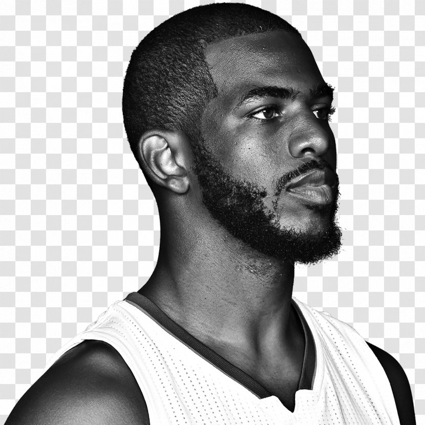Chris Paul 2016–17 Los Angeles Clippers Season 2015–16 NBA 2016 All-Star Game - Black And White - Basketball Transparent PNG