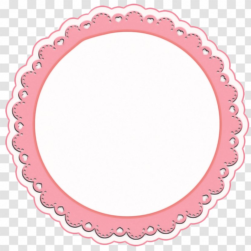 Circle Logo Template - Web - Oval Pink Transparent PNG