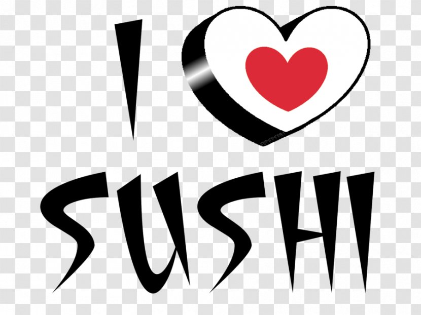Love Sushi Japanese Cuisine Bistro 880 Restaurant - Watercolor - Cute Transparent PNG