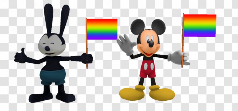 Mickey Mouse Oswald The Lucky Rabbit Epic 2: Power Of Two Goofy - Rainbow Banner Transparent PNG