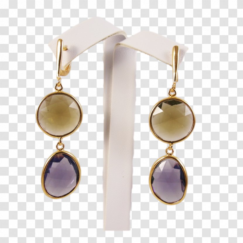 Amethyst Earring Jewellery Pearl Purple Transparent PNG