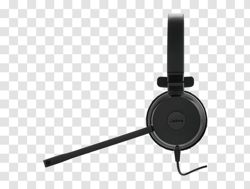 Microphone Headset Headphones Jabra Evolve 20 - Stereophonic Sound Transparent PNG
