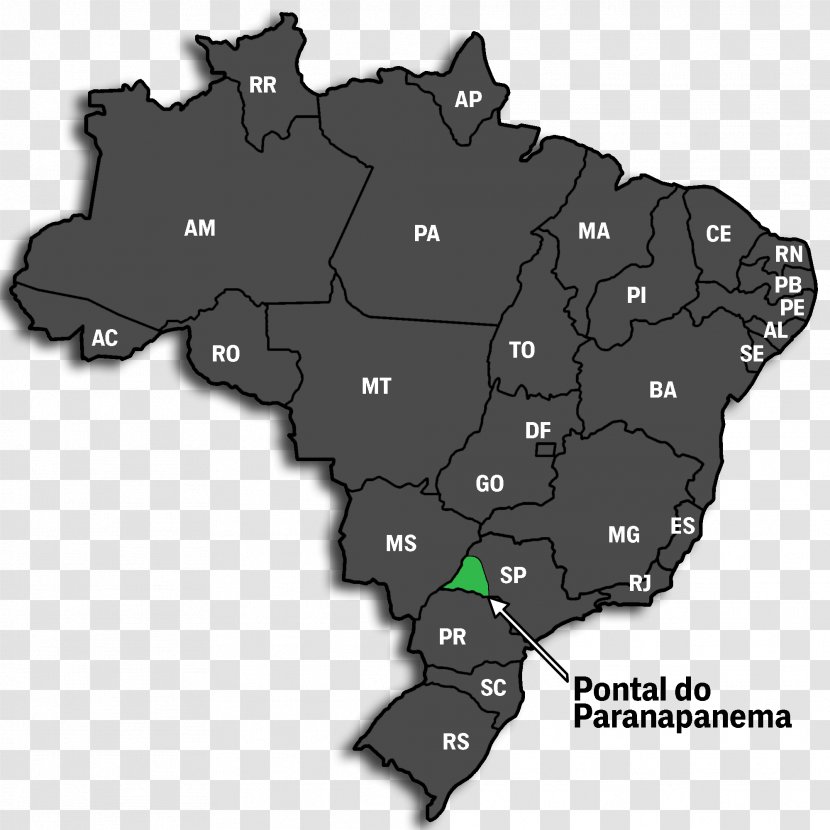 Minas Gerais Royalty-free Map Transparent PNG