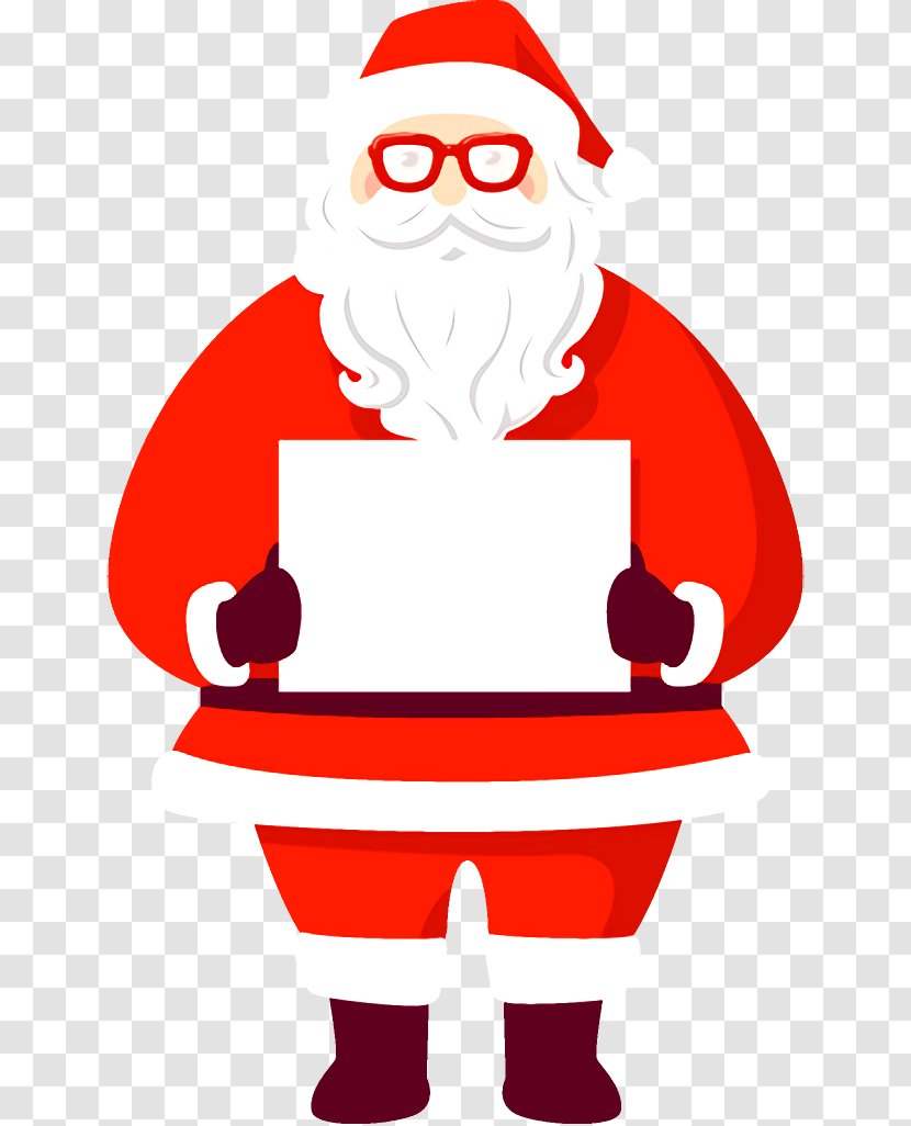 Santa Claus - Christmas Eve - Facial Hair Transparent PNG