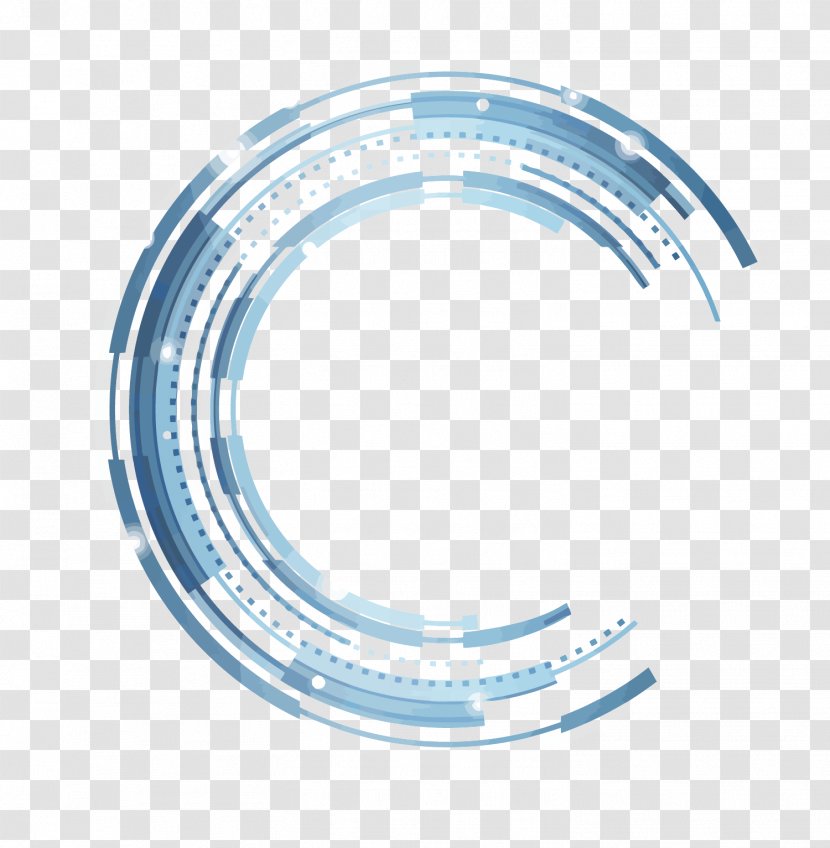 Technology Circle - Shape - Vector Wind Semicircle Transparent PNG