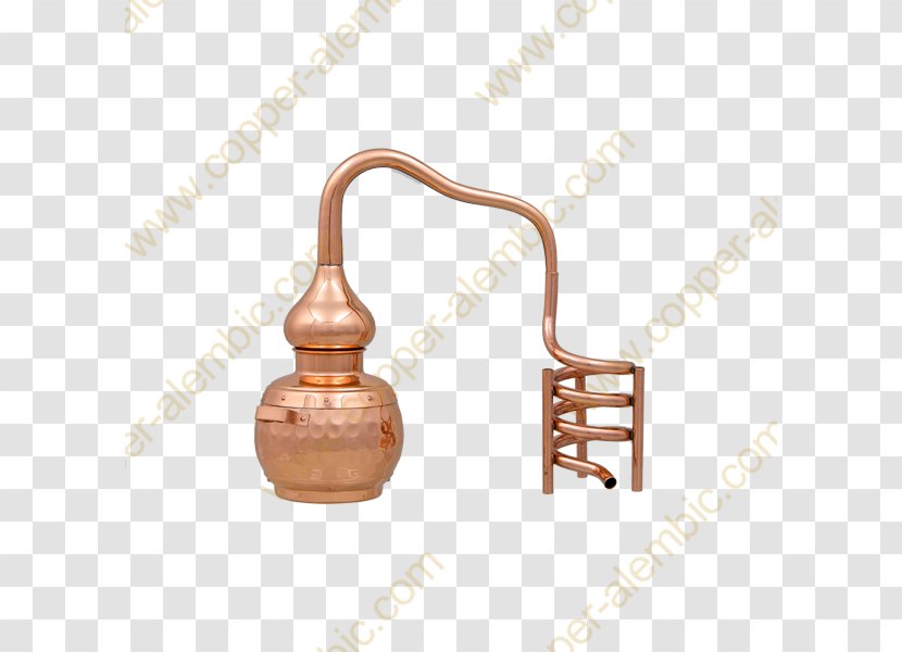 Copper Distillation Alembic Coil Brass - Stainless Steel Transparent PNG