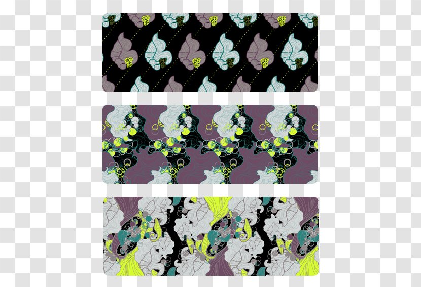 Textile - Purple - Cafe Pattern Transparent PNG