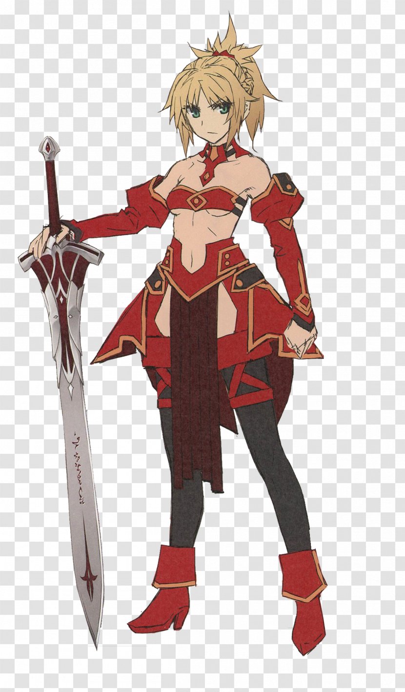 Mordred Saber Fate/stay Night Cosplay Costume - Silhouette Transparent PNG