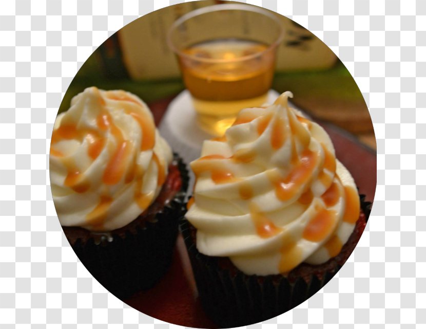 Buttercream Cupcake Flavor Baking - Toppings - Caramel Transparent PNG