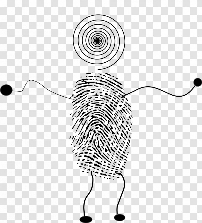 Automated Fingerprint Identification Digit Adermatoglyphia - Hand - Finger Print Transparent PNG