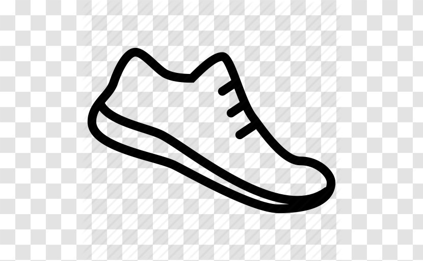 Sneakers Shoe Converse Clip Art - Track Running Shoes Outline Transparent PNG