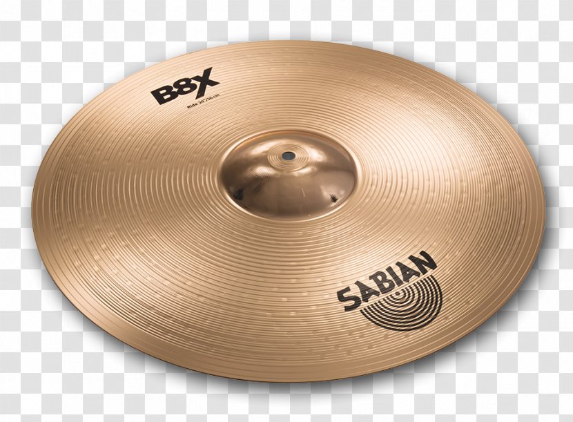 Ride Cymbal Sabian Crash Drums Bell - Drum Transparent PNG