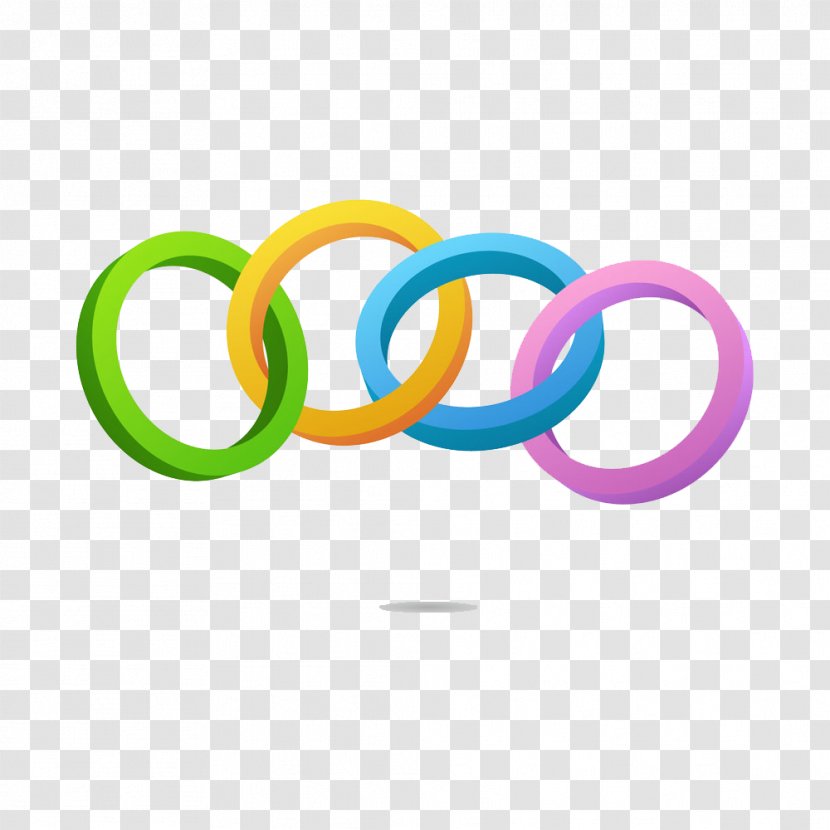 Circle Clip Art - Number - Three-dimensional Ring Background Transparent PNG