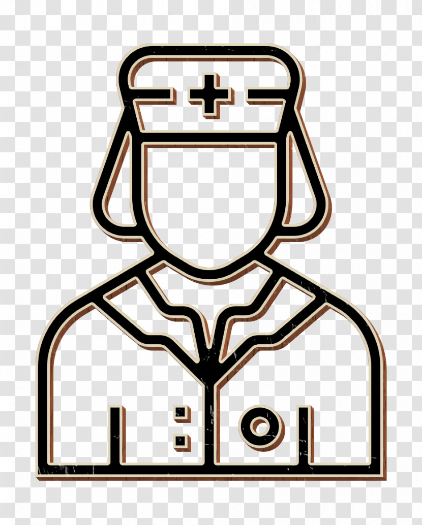 Jobs And Occupations Icon Nurse Icon Professions And Jobs Icon Transparent PNG