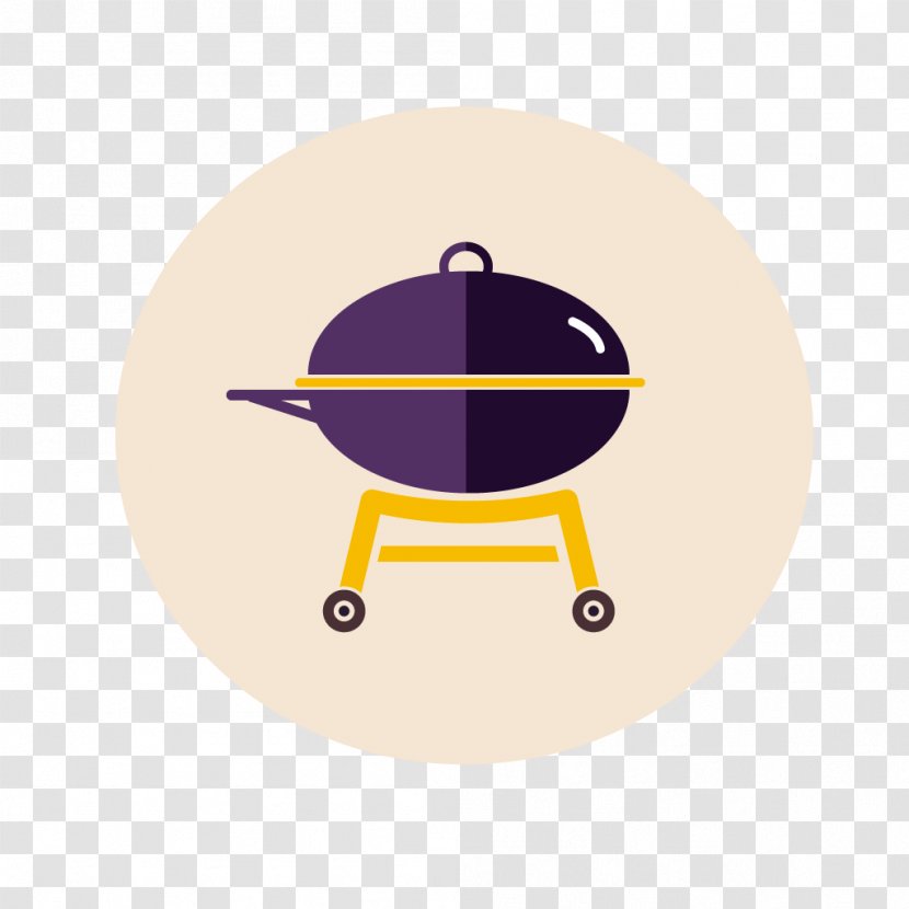 Yellow Product Design Line Clip Art - Barbecued Icon Transparent PNG