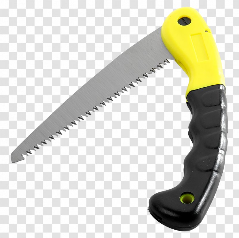 Hand Saws Knife Blade Handle - Machete - Handsaw Transparent PNG