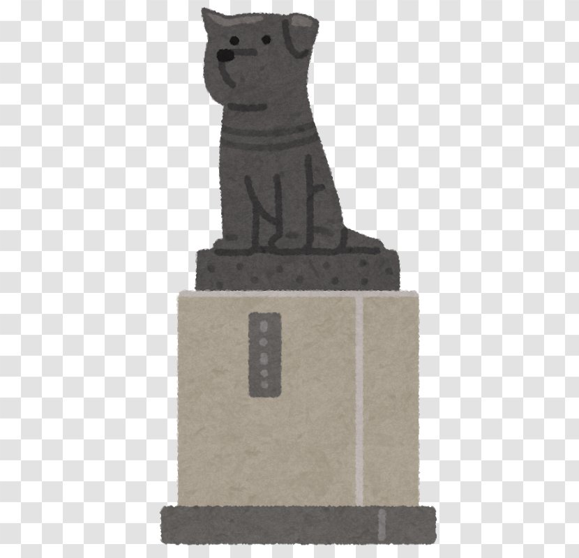 Hachikō Memorial Statue Akita いらすとや 狐 - Sculpture - Landmark Transparent PNG