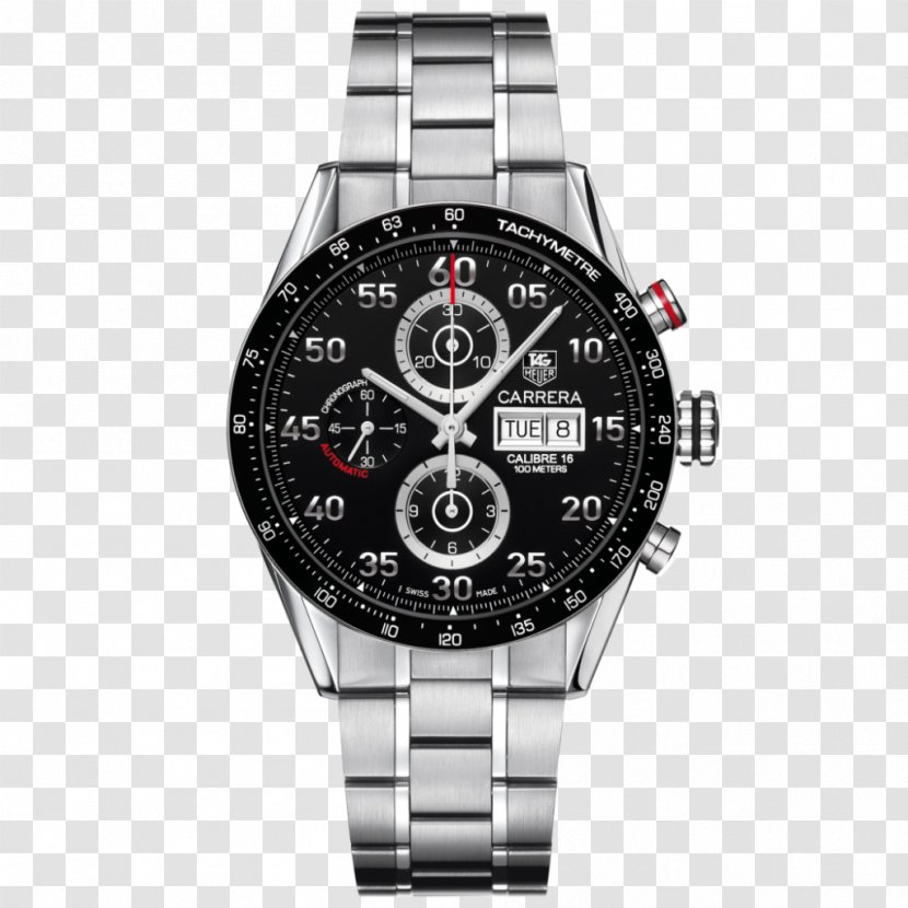 TAG Heuer Carrera Calibre 16 Day-Date Watch 5 Chronograph - Accessory Transparent PNG