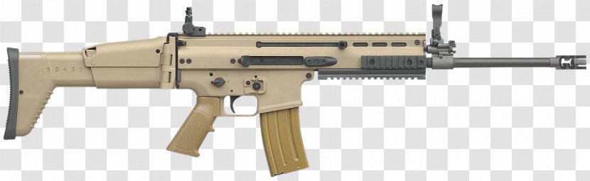 FN SCAR Herstal Firearm 5.56×45mm NATO 7.62×51mm - Cartoon - Watercolor Transparent PNG