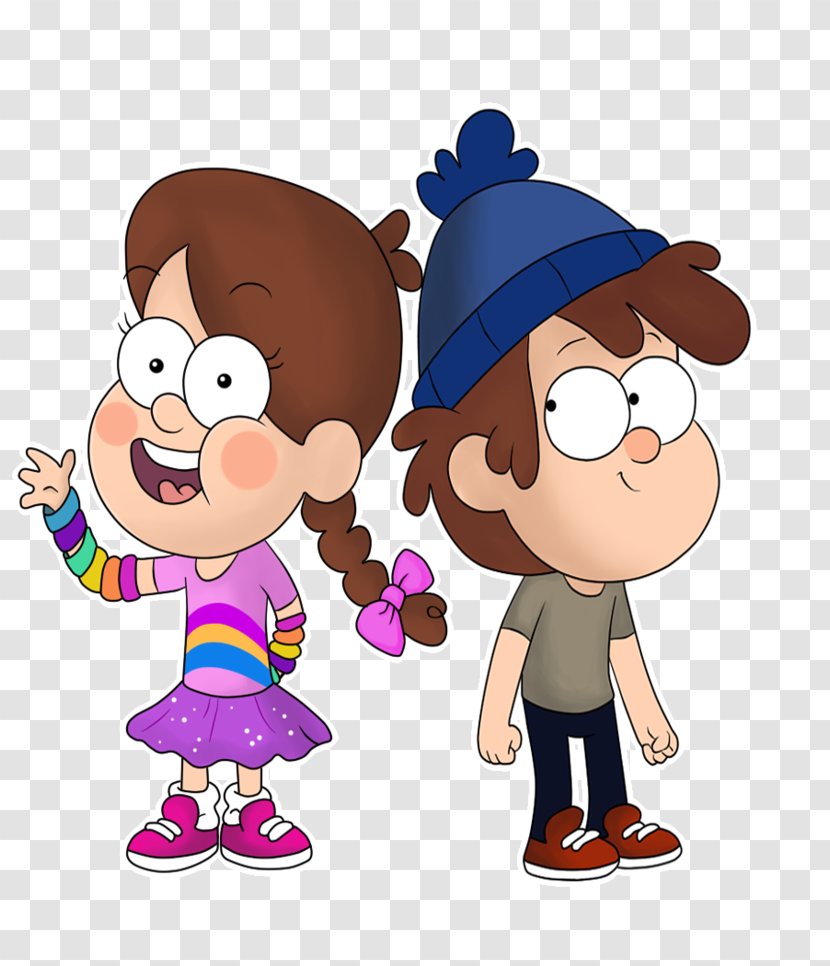 Dipper Pines Mabel Grunkle Stan Twin Art - Finger - Play Transparent PNG