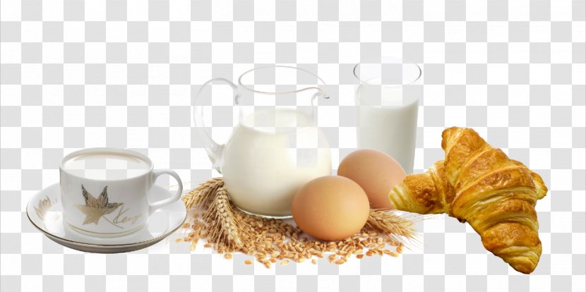 Breakfast Coffee Soy Milk Chicken Egg - Nutritious Transparent PNG