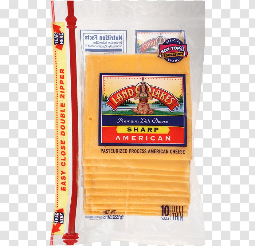 Land O'Lakes Delicatessen American Cheese Swiss - Processed Transparent PNG