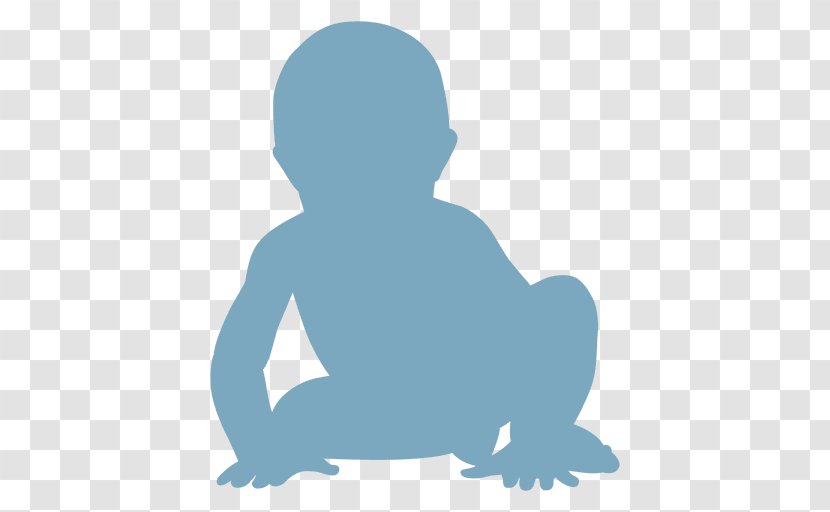 Silhouette Infant Crawling Transparent PNG