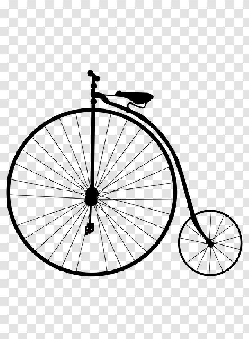 Bicycle Clip Art Penny-farthing Cycling - Wheel Transparent PNG