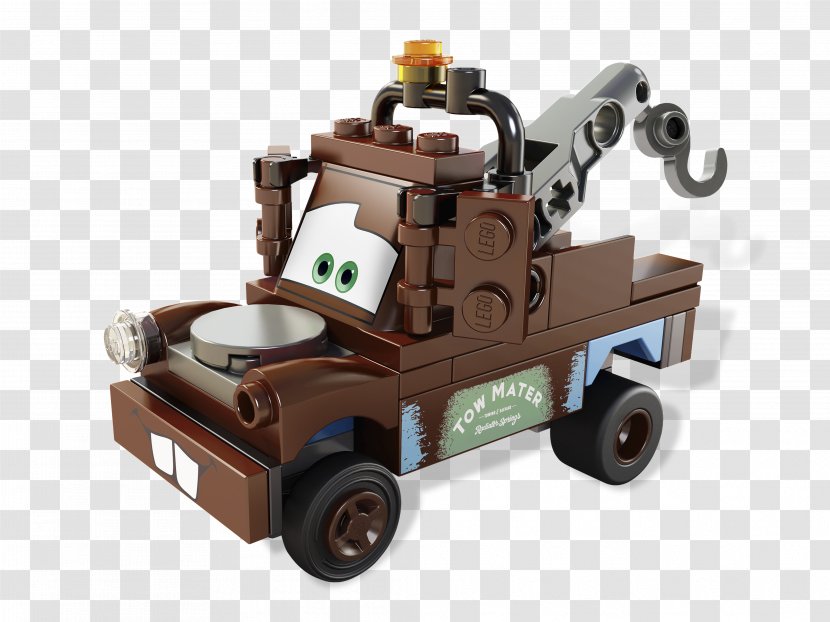 Mater Lightning McQueen LEGO Toy Radiator Springs - Cars 2 - Brick Transparent PNG